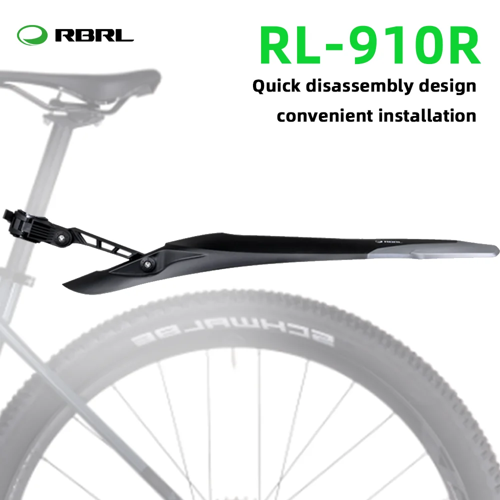 MINISOISO Parafango Bici Set, Universale Regolabile Parafanghi Bicicletta 24-28 Pollici, Bicicletta Mudguard Anteriore e Posteriore per Mountain Bike, Bici da Corsa(Nero
