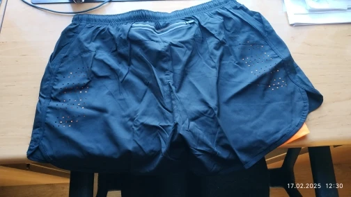 Men's Running Shorts Quick-drying Fitness Black Double Layer Shorts photo review
