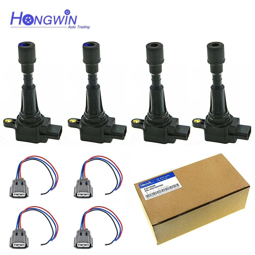 イグニッションコイル 4ピースイグニッションコイル マツダ 3 BL BK