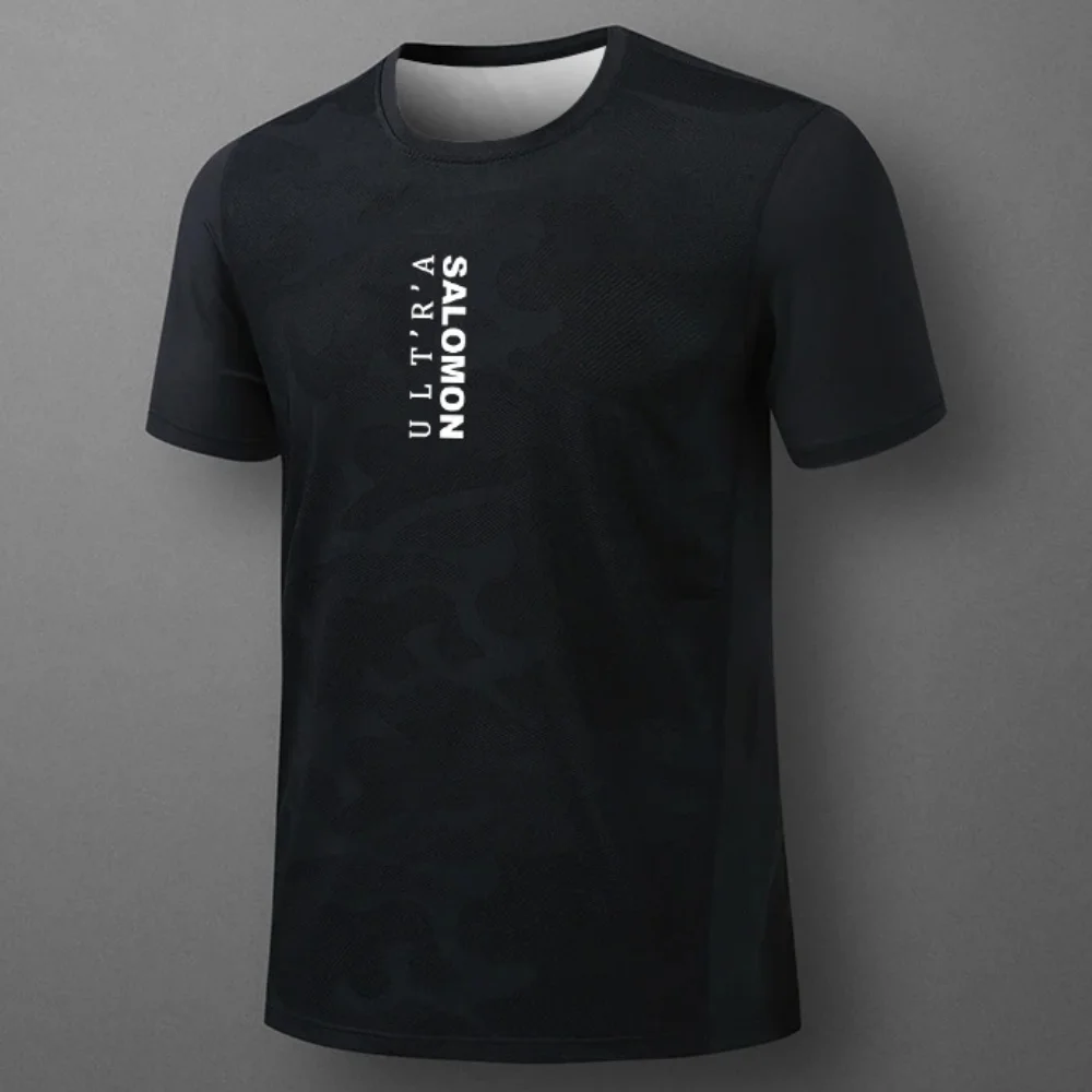 Men’s T-Shirt Badminton Quick Drying Gym Men Boxing Training Tees Sportswear Shirt Running T-shirts Oversized Man Clothing Tops