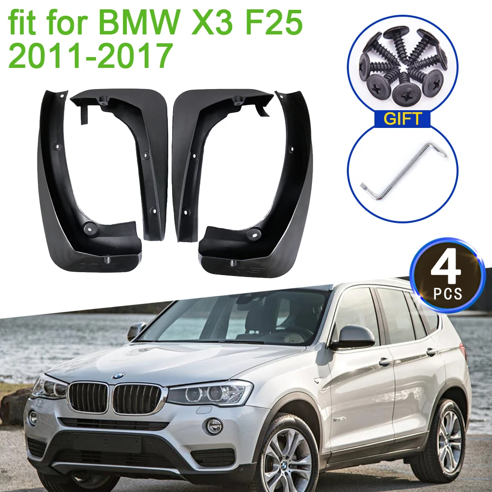 4x For Bmw X3 F25 2011 2012 2013 2014 2015 2016 2017 Car Mud Flaps