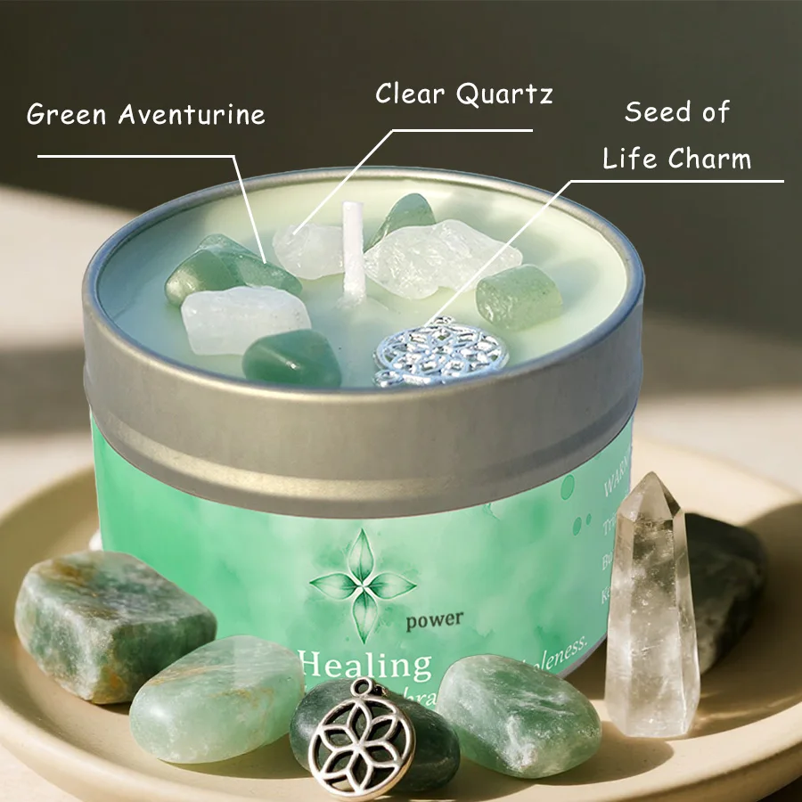 Lavender Eucalyptus Scented Candle 4