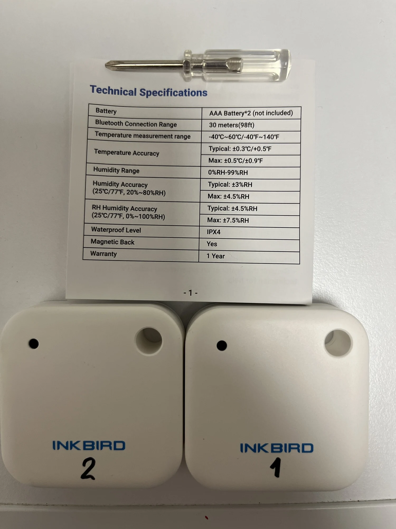 Inkbird IBSTH2 Smart Sensor Data Logger with Alert — INKBIRD