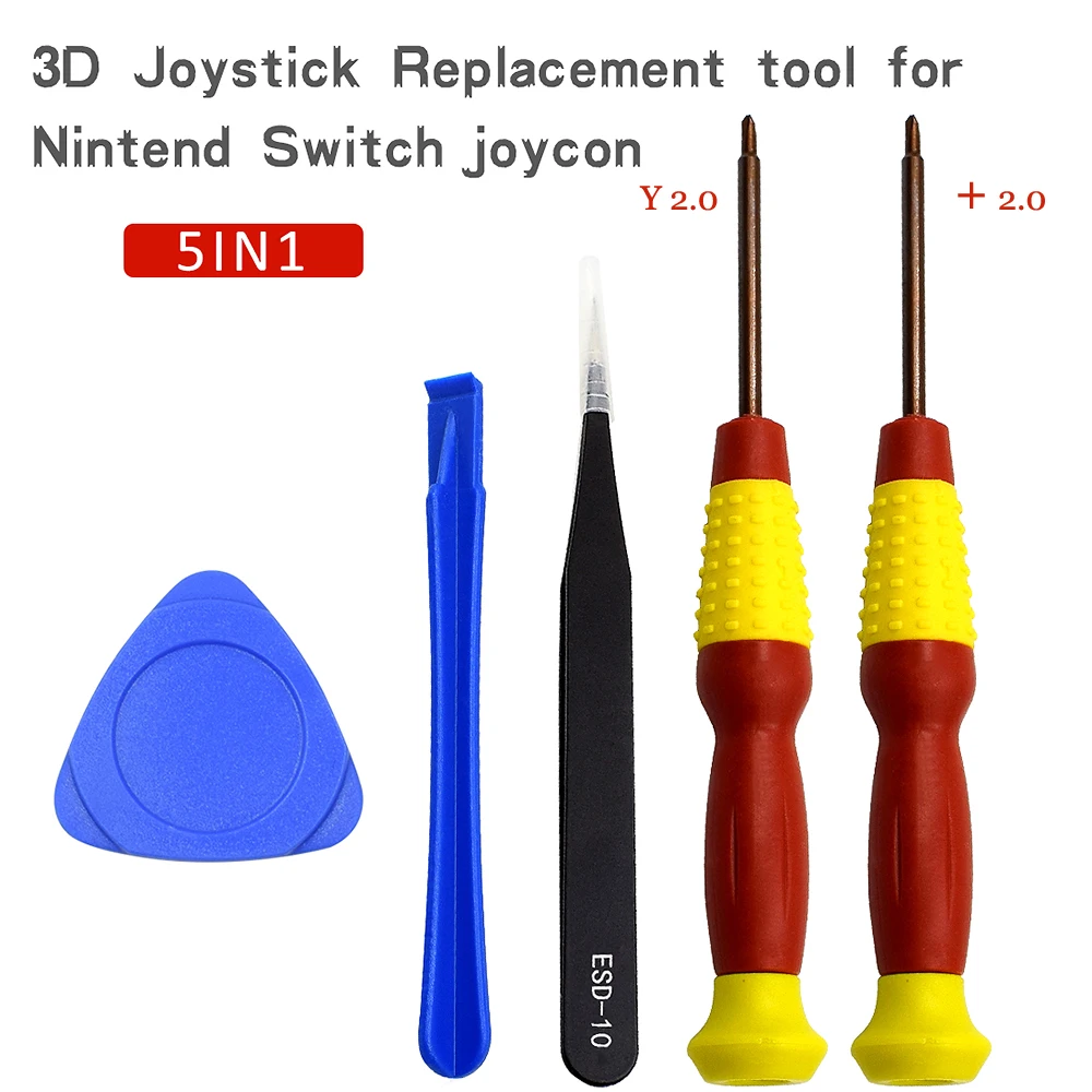 25In1 Joycon Joystick Replacement Kit for Nintendo Switch Ns Left Right Controller Repair Parts 3D Analog Thumb Stick Accessory