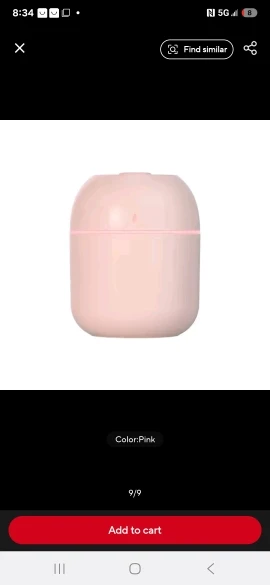 Mini Air Humidifier & Essential Oil Diffuser photo review