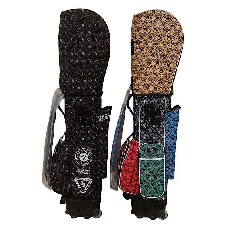 

Pouch for Men PU Material Waterproof Protect Items Inside Golf Bag Fashionable Design Lightweight Supplies Club Caddy Bag