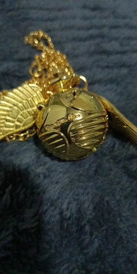 Montre collier vif d’or - Pendentif à gousset vintage doré