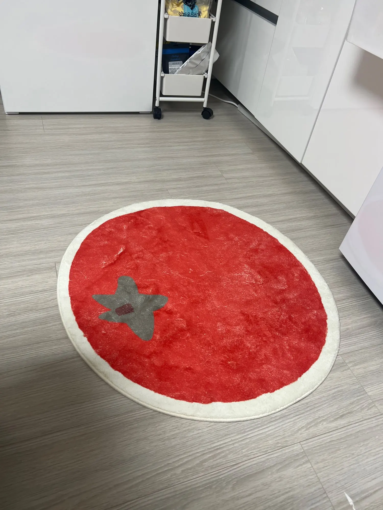 Tapis de bain en forme de style coréen kawaii