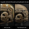 Tactical Headset Rail Mount Bracket 360° Rotation Headset Helmet Guide Adapter Fit OPS Core ARC and Team Wendy M-LOK Rail 6