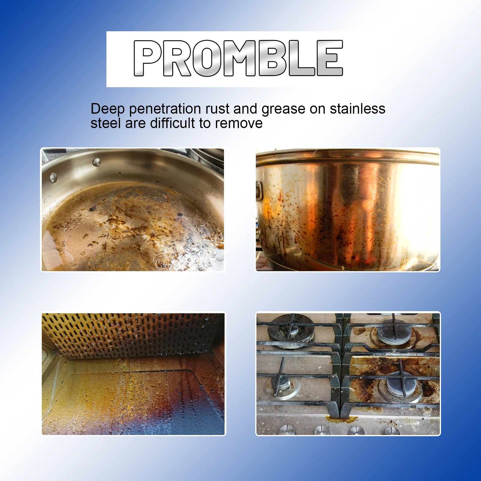 Stainless Steel Kitchen Cleaner Paste for Oven Cookware