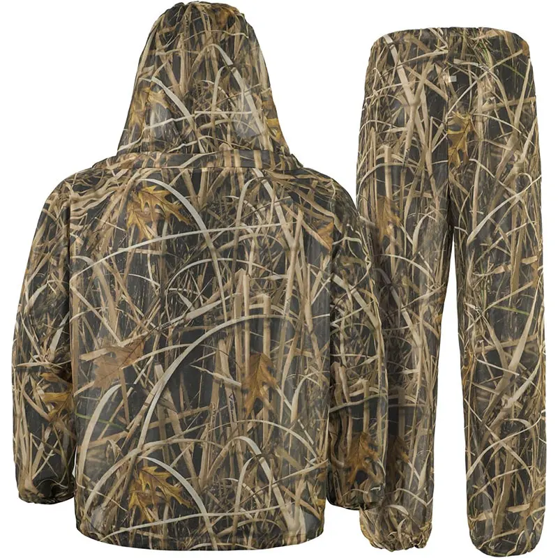 Reed Tactics Camouflage Anti-mosquito Beekeeping Suit Hunting Ghillie Suits Fishing Clothes Camping Disguise Beekeeper Mesh Hood
