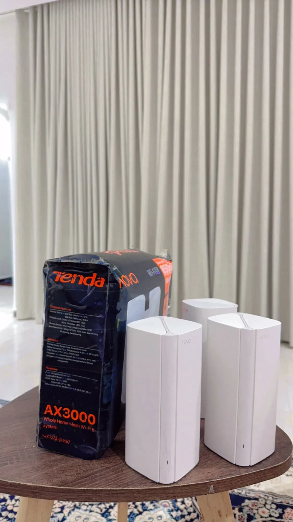 Tenda AX3000 WiFi6 Mesh Router 7000 sq.ft. Range Extender photo review