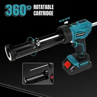 Pistolet à mastic électrique sans fil 4 vitesses pour portes et fenêtres, outil de pose de verre compatible avec batterie Makita 18V 5