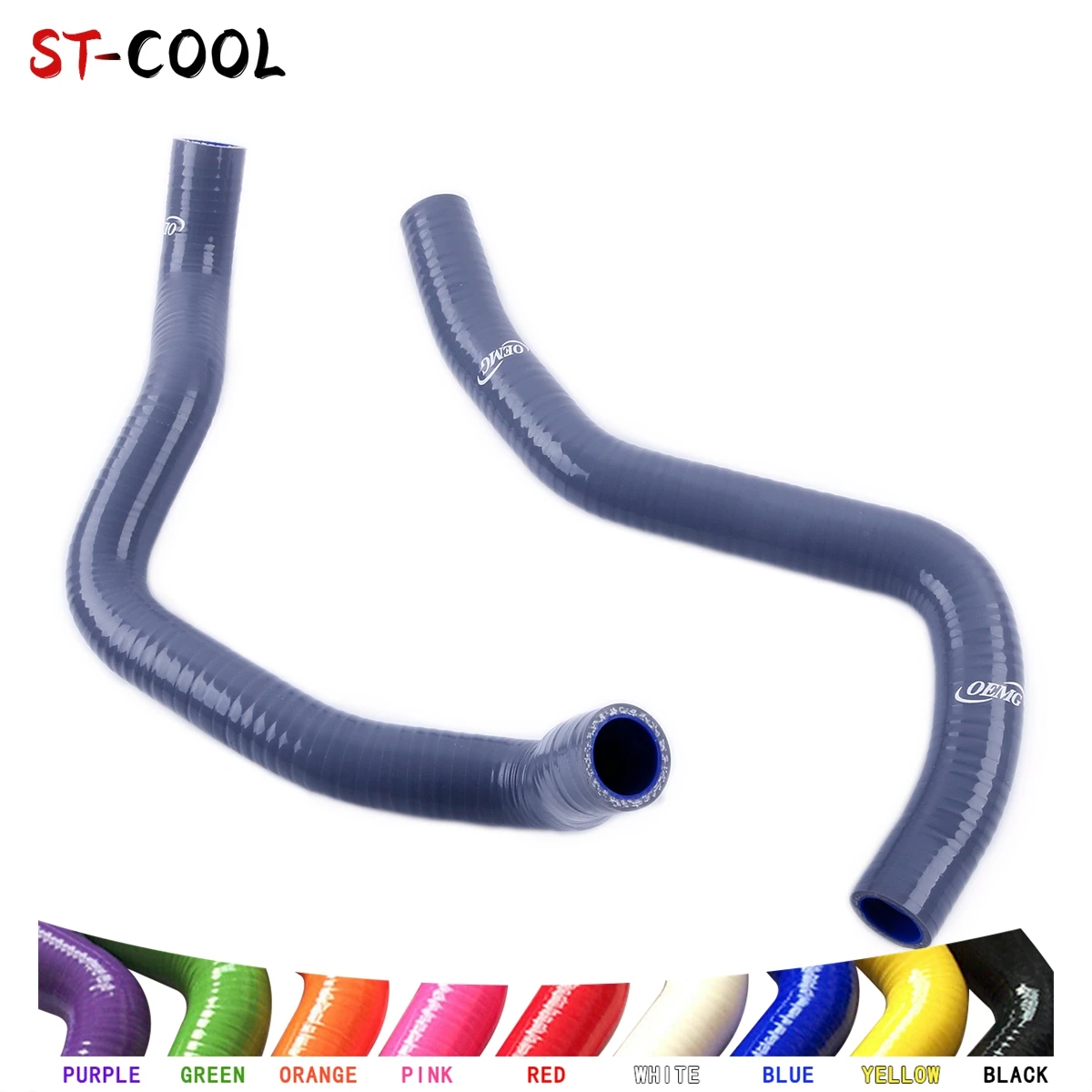 FOR SUZUKI GSX R1000 GSXR GSX-R 1000 2007 2008 Radiator Silicone Hose Pipe Tube Kit 2Pcs 10 Colors 2pcs boat 38mm hook clip pole tube kayak paddle holder split clip paddle rod keeper pipe hook clip