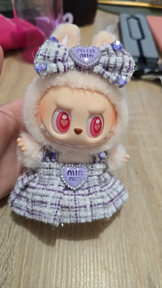 Labubu Doll Clothes - 15/17CM Kpop EXO Idol Suit & Accessories for Plush Dolls photo review