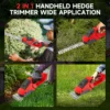 Cordless Hedge Trimmer Electric Grass Trimmer Bush Trimmer Grass Shears Garden Tools for Milwaukee 18V Battery (No Battery) 5