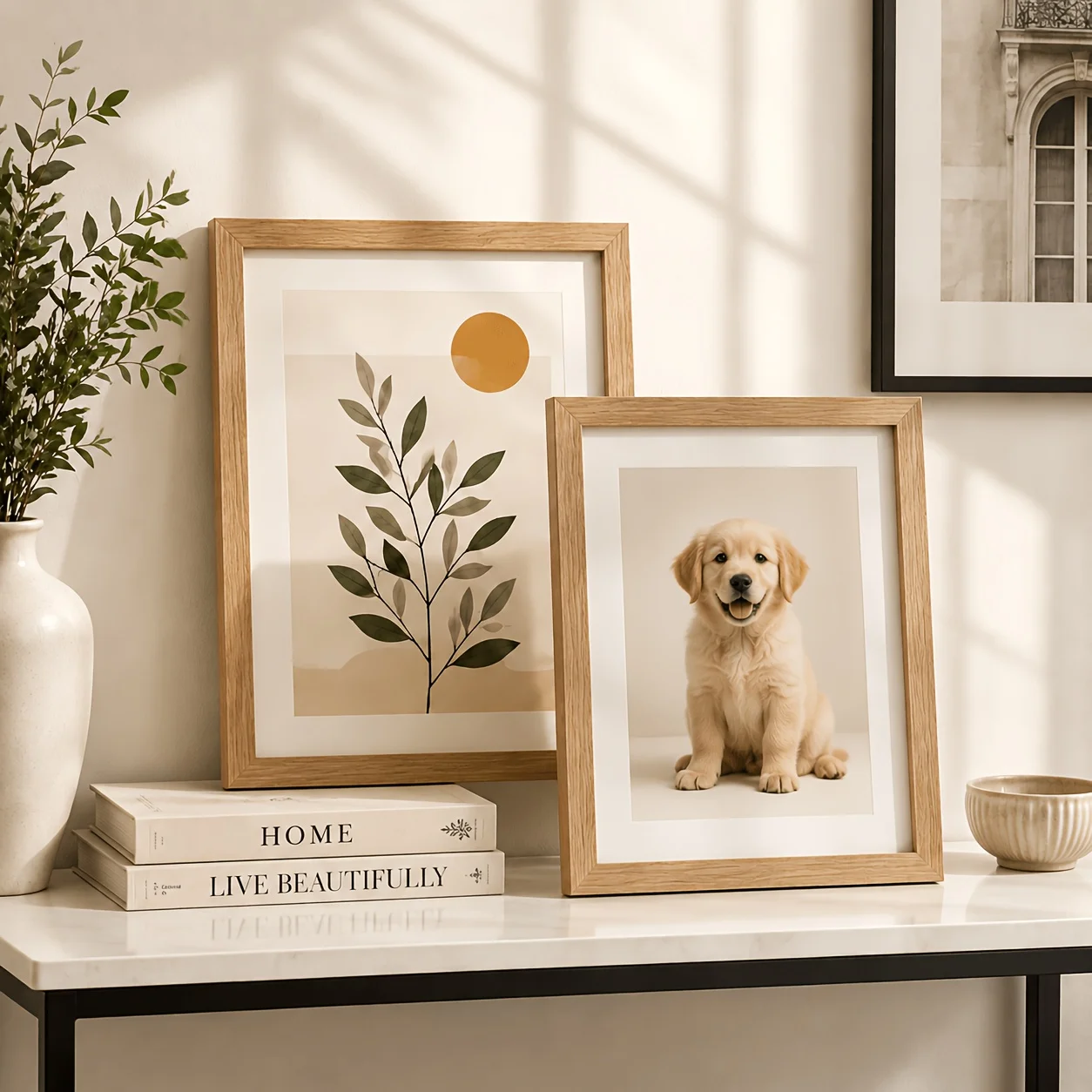 Elegant MDF Picture Frame for Home Décor – Versatile Wall Art and Tabletop Display