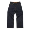 Men’s Vintage Jeans High Waist Loose Straight 17OZ Wide Leg Selvedged Denim Amekaji Cowboy Motorcycle Pants for Male 1