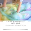 Soothing Bath Bombs Long Lasting Flower Fragrances Relaxing Exfoliating Ball Shower Moisturizing Stress Relief Salt Bubble Balls 4
