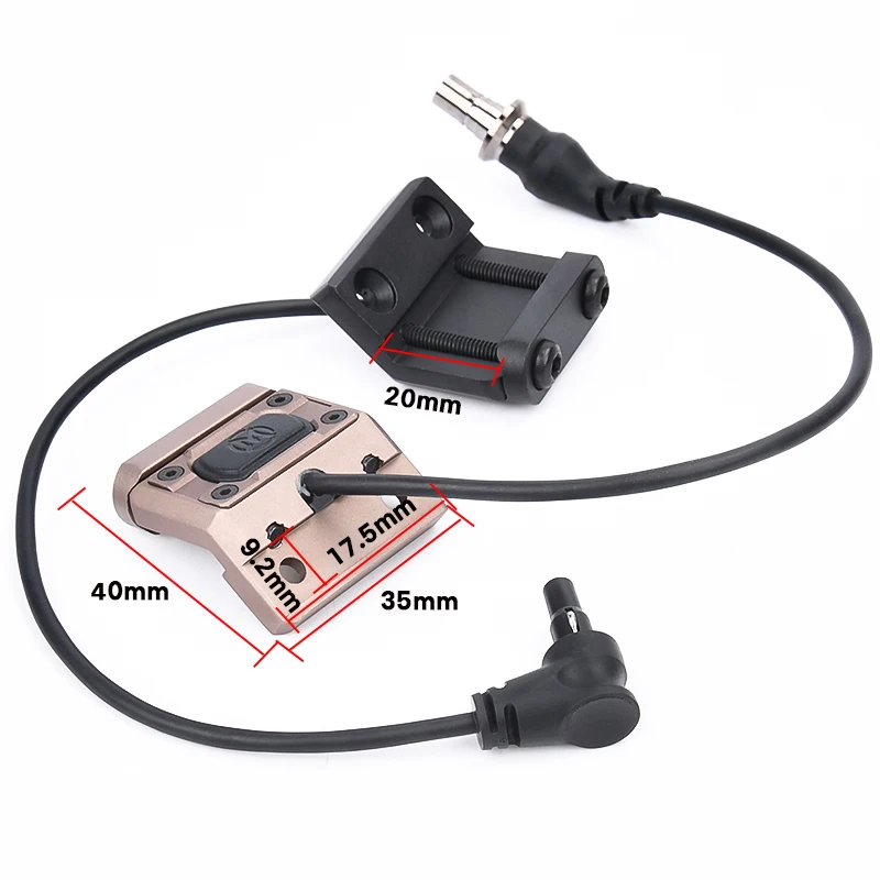 Interruttore A Nastro WADSN Per Torcia M300 M600 E DBAL PEQ - Airsoft