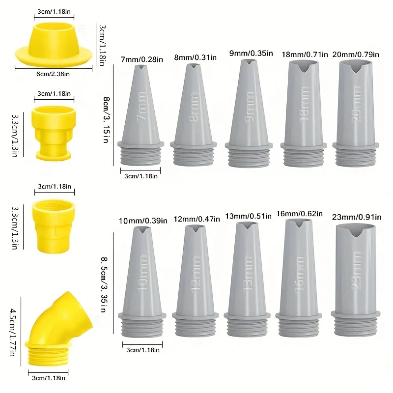 Caulking Tools 15 Pcs Caulk Finisher Kit Connection Bases Replacement For Bathroom Kitchen Doors