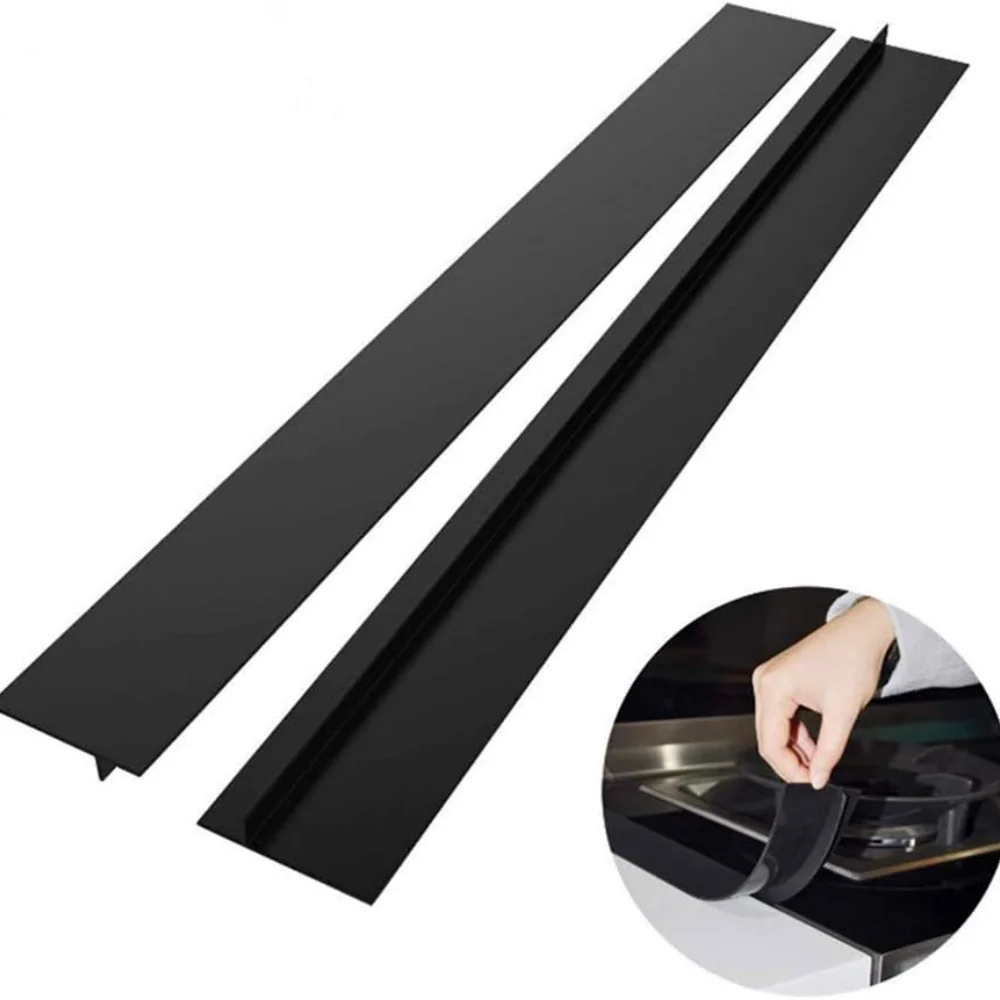Silicone Stove Counter Gap Cover - Heat-Resistant, Stain-Resistant, Easy-Clean Sealant Strip