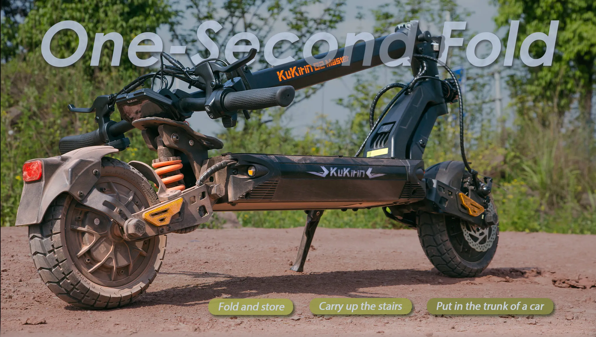 KuKirin G2 Master Foldable Electric Scooter 2000W 52V 20.8AH 60KM/H 70KM A4b39f97fa6274cf6bb657baec4a768eaB