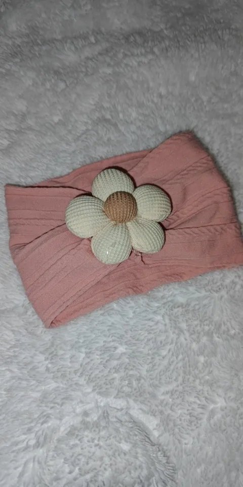 Cute Floral Nylon Baby Headband photo review