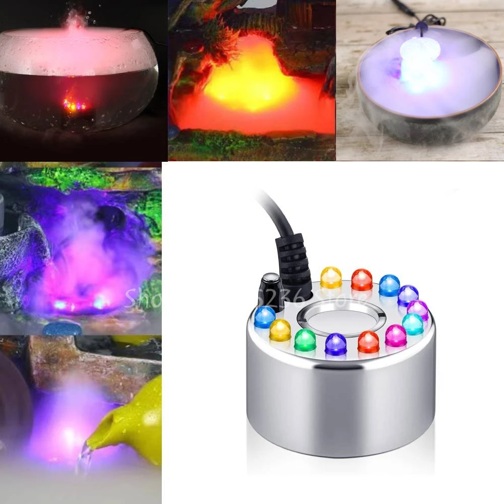 Aazon.co: PULACO Ist Aker, 12 LED Ister Fogger Water Fountain Pond