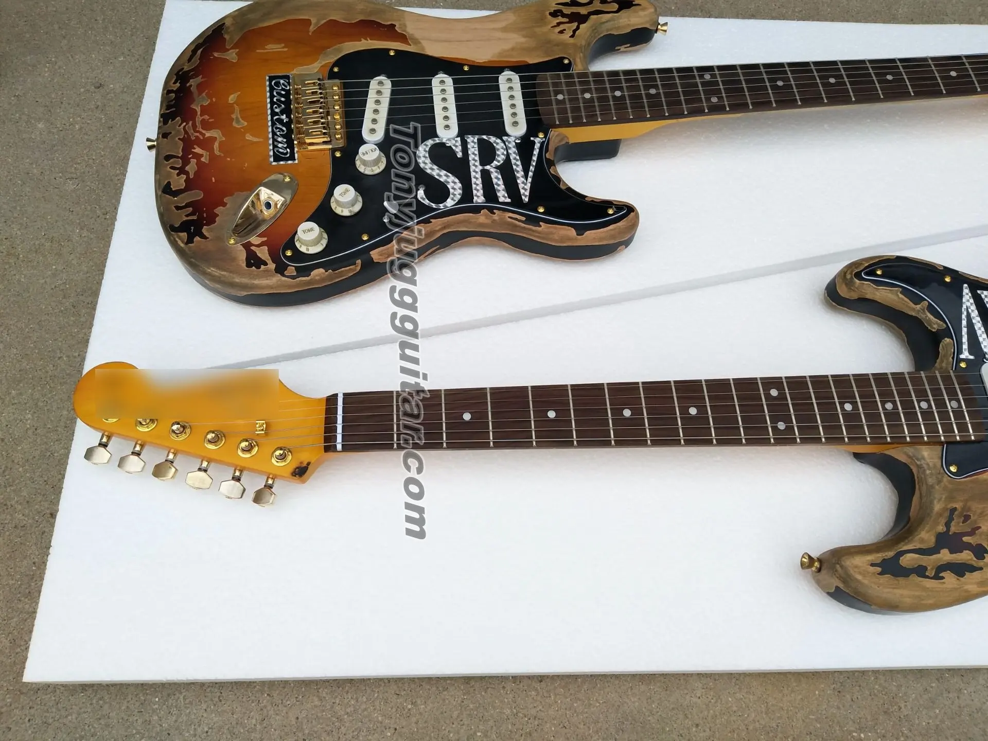 スティービーレイボーン風 エレキギター SRV レリック