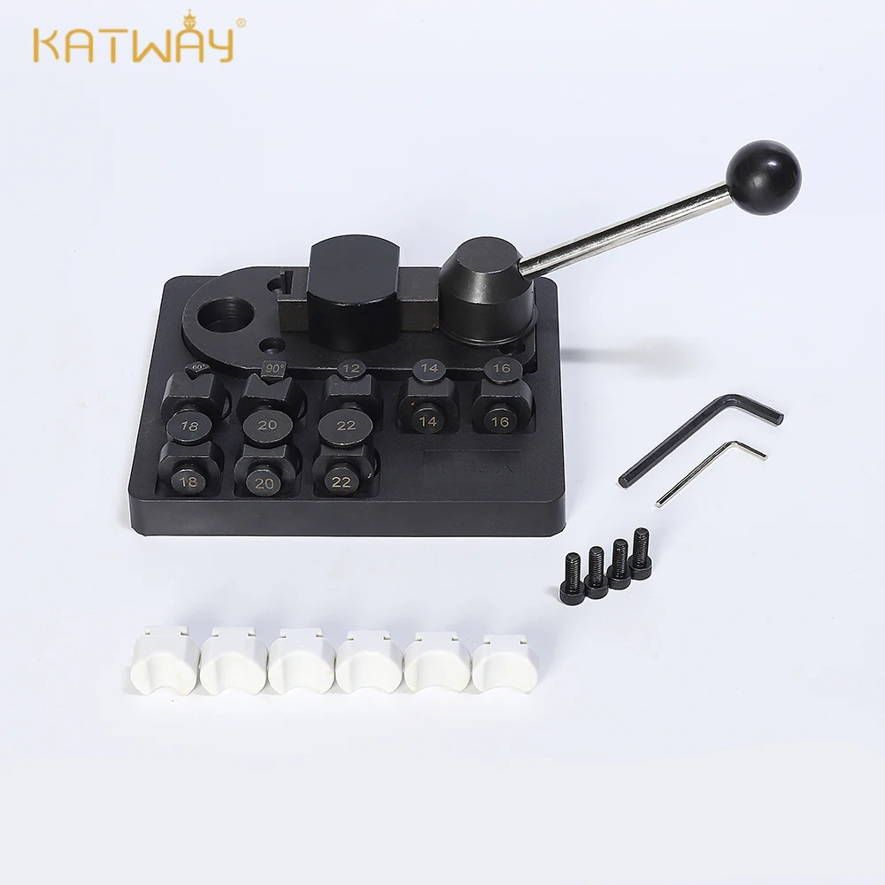 KATWAY 다기능 수공구, 소형 링 벤딩 프레스 브레이크 기계, 미니 라운드 성형, 롤링 골드 수리 도구 HH-B05N
