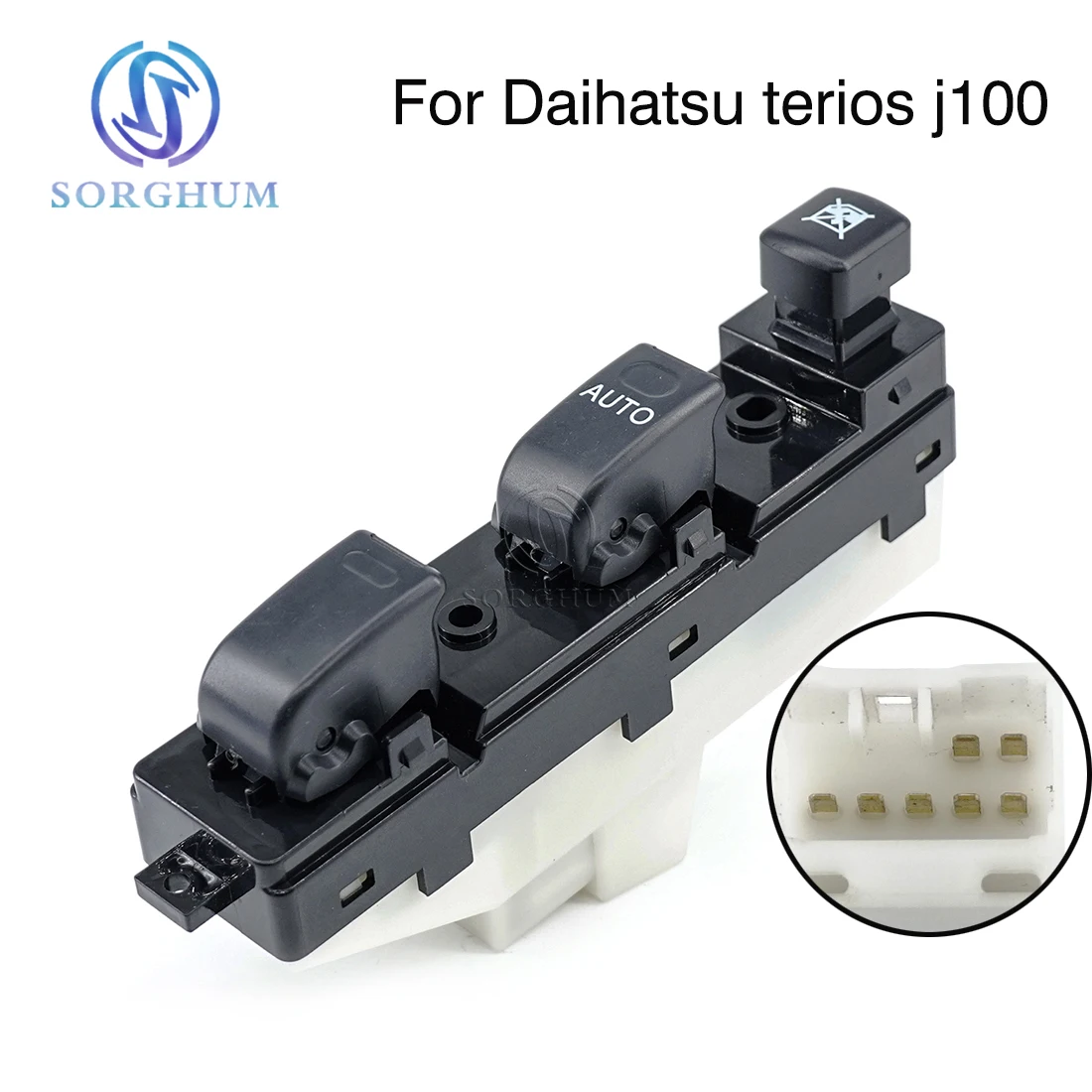 

Sorghum 7PINS Electric Power Window Master Control Switch GLass Lifter Button For Daihatsu Terios j100 1997 Wagon Car Accessries