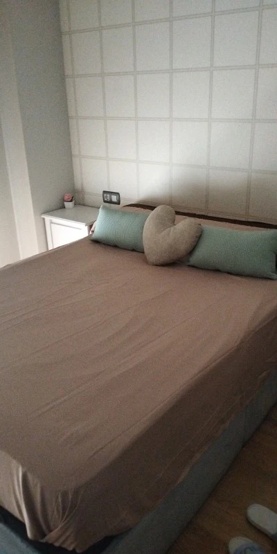 Energy Colors Textil-Hogar Juego Sabanas Verano 3 Piezas 100 % Poliéster Liso Bicolor Ligeras photo review