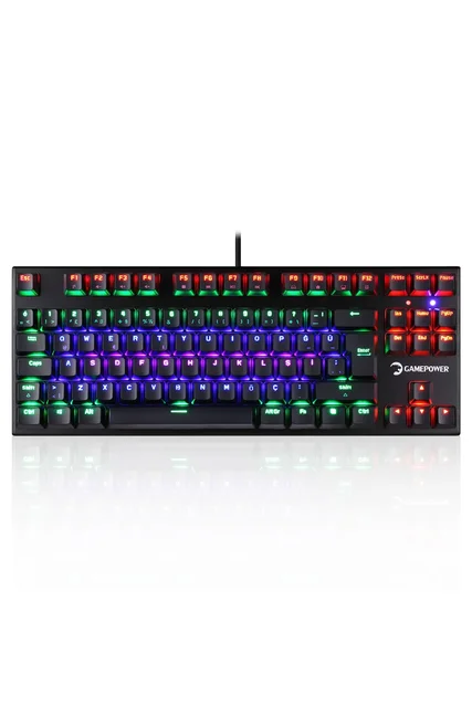 Gamepower Warlock Compact Red Switch Mechanical Gaming Keyboard Led  Lighting Easy Access Aluminum Surface + Good Quality - AliExpress