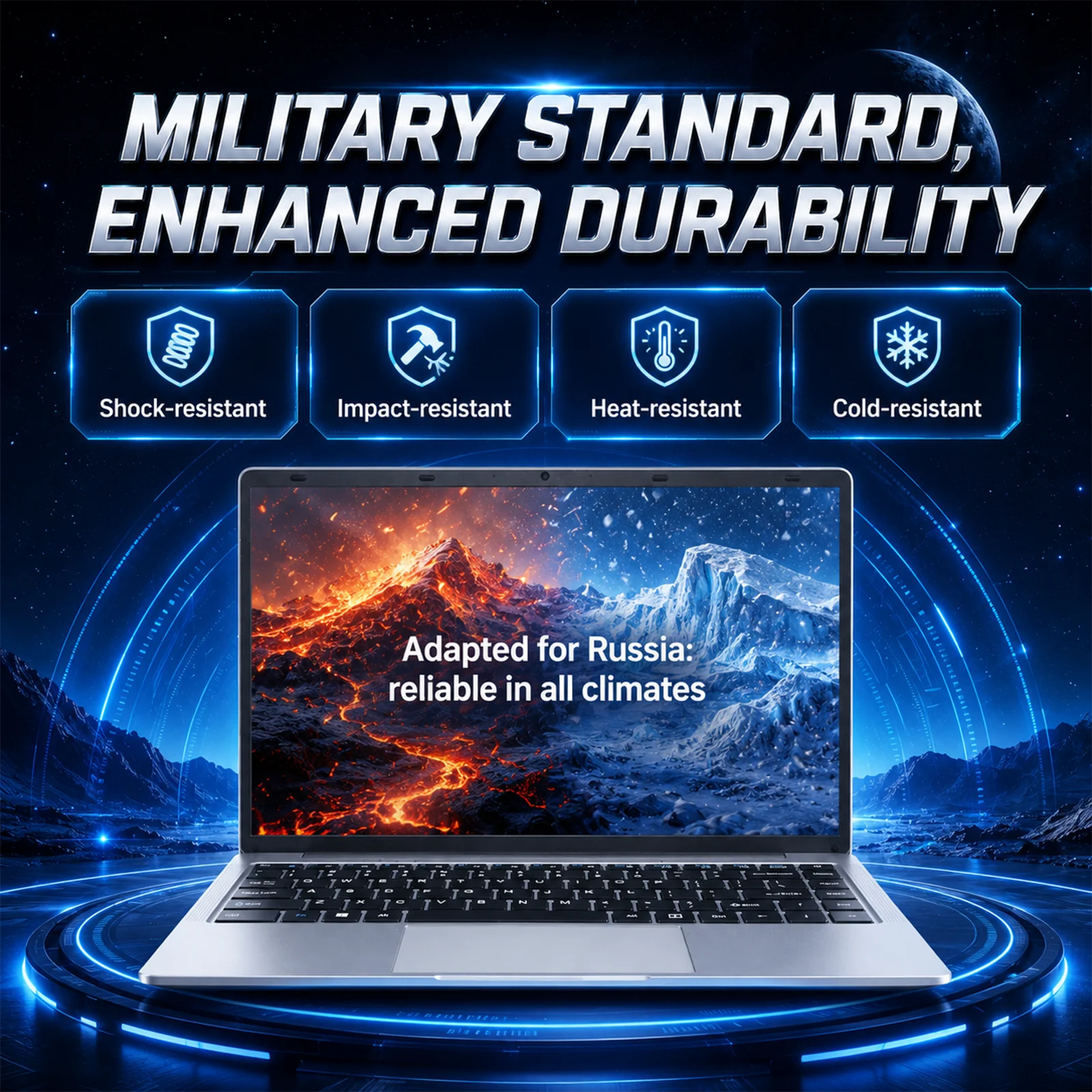 14.1 Inch Laptop Intel Pentium N3710 12GB RAM 256GB SSD Windows 10 Notebook Computer FHD IPS Display WiFi Bluetooth Long Battery Life Portable PC for Students Business Office Work Online Learning with Multi Language Keyboard Stickers EU Plug 5000mAh - immagine 8