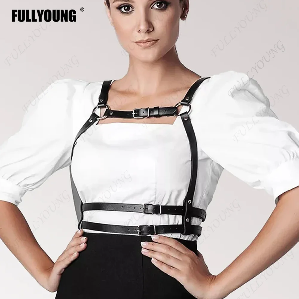 Frauen Harness Zubehör Knechtschaft Strumpf Gürtel Hohe Qualität Luxus  Leder Hosenträger Körper Bondage Bh Käfig Lingerie Strap Gürtel - AliExpress