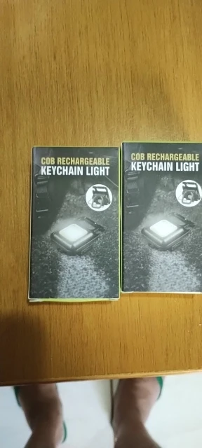 Lanterna LED recarregável Mini USB, Lâmpada portátil, 3 modos, Kit photo review