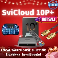 [Официальный магазин] SVICLOUD 10P plus ТВ-приставка 4 ГБ 64 ГБ глобальный ТВ-бокс лучший комплект Android Box vs evpad 12P UnblockTech UBOX 12