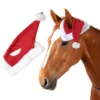 Horse Christmas Hat, Party Hat Holiday Cap Headpiece Headwear Horse Santa Hat Xmas Horse Hat for Cosplay, Christmas Party