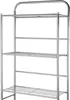 Over-the-toilet metal storage rack – 23.5”L x 70.5”H, silver 4