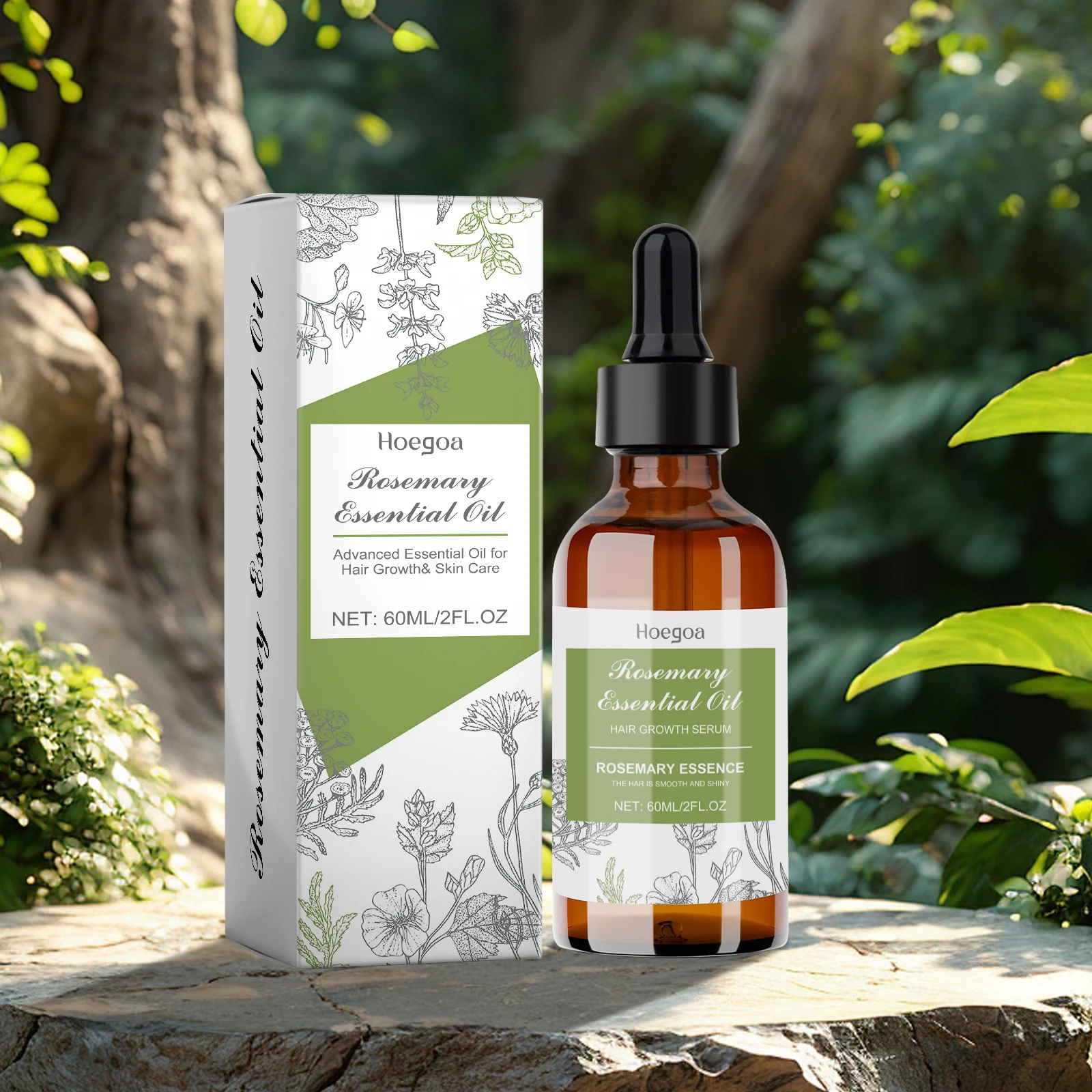 Rosemary Essential Oil Promote Hair Growth & Prevent Baldness Nourishes Improves Split Ends Enhances Shine Elasticity Hair's Oil