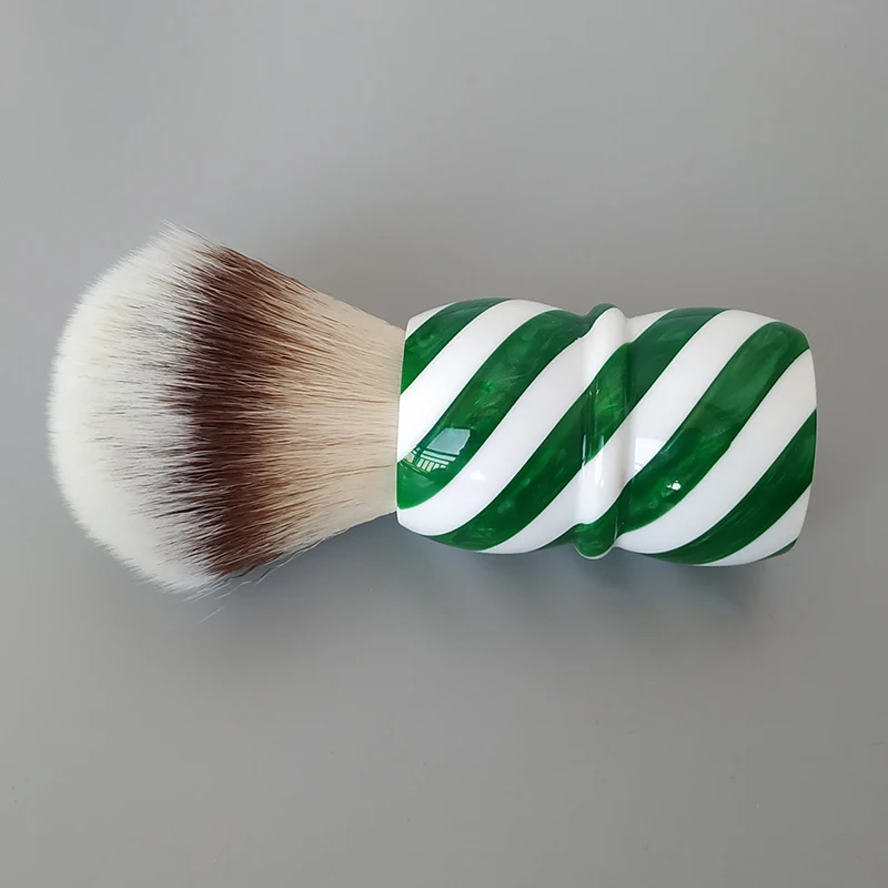 Dscosmetic Green wave A2S Soft synthetic hair shaving brush for man wet shaving