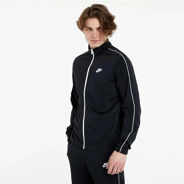 Nike Tracksuit Full Set Black White Logo DB5069 010 Track Jacket and Pants  Men S