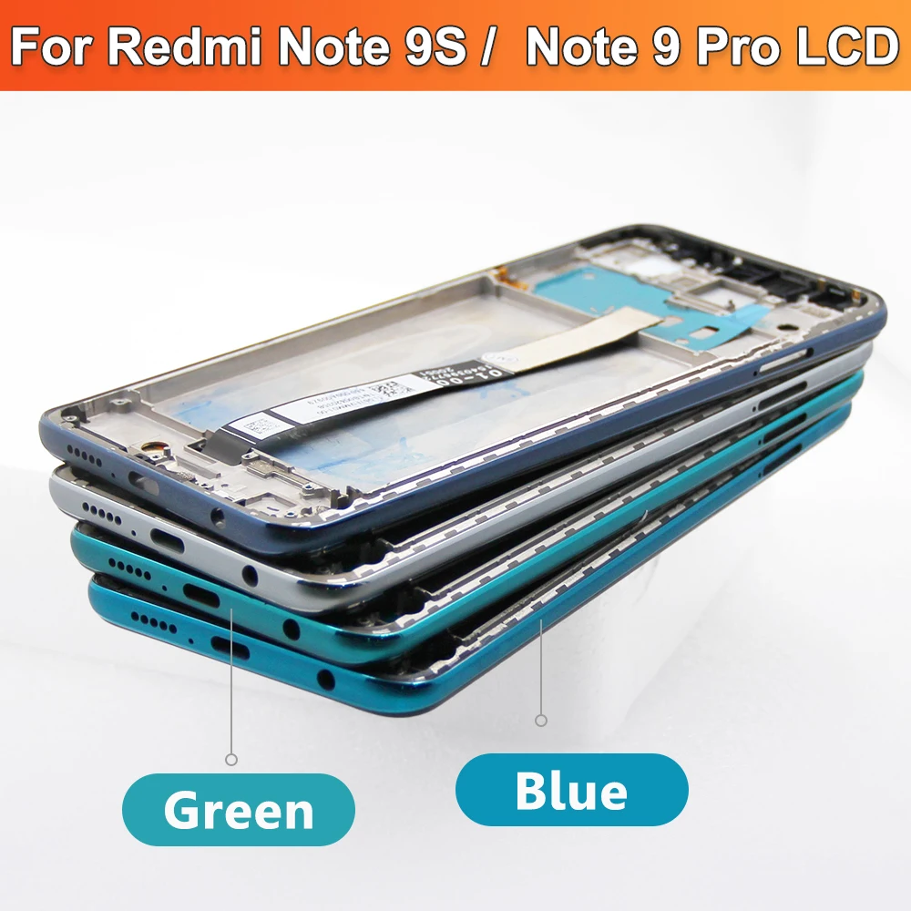 Screen for Xiaomi Redmi Note 9S M2003J6A1G LCD Display Touch