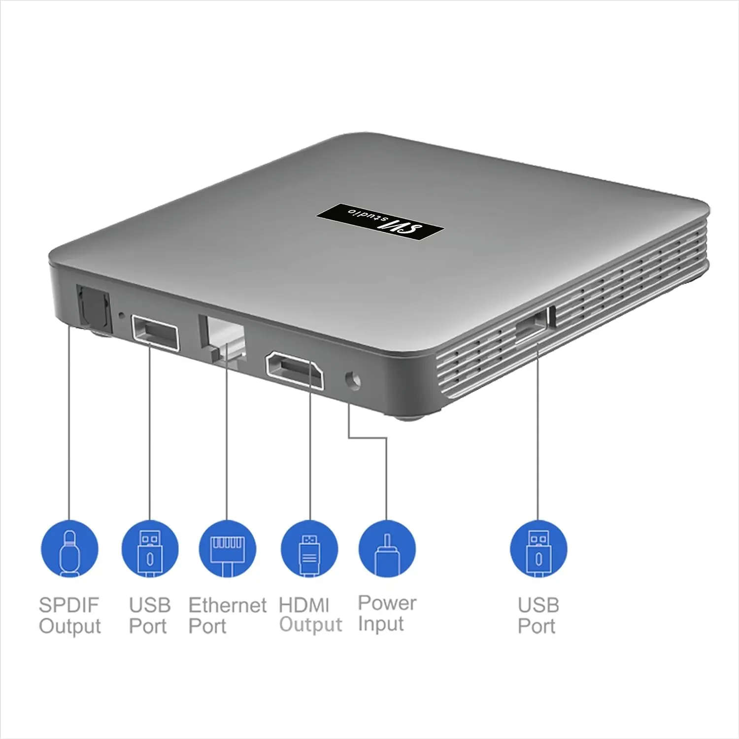 Svi cloud 9P Android TV Box 4+64GB Smart AI Voice Remote