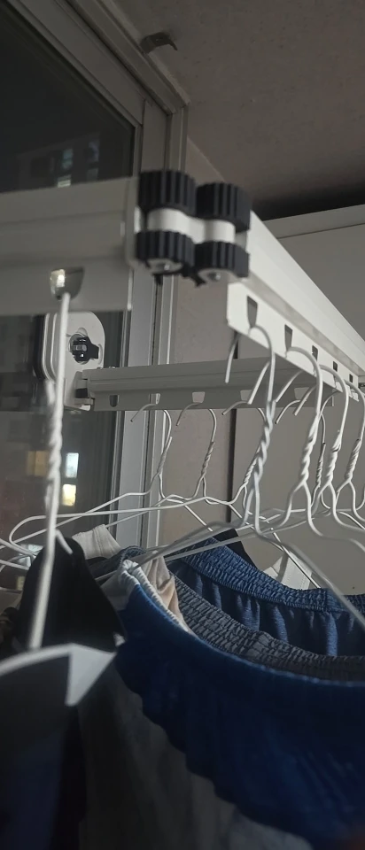 Folding retractable clothes drying rack photo review