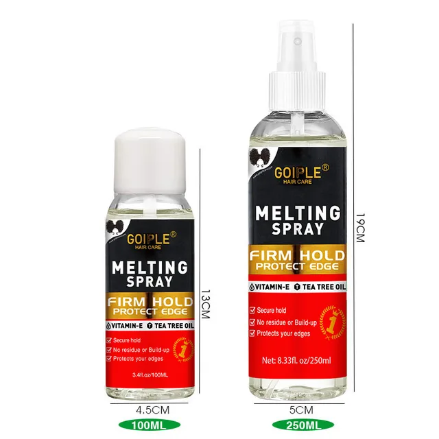 Goiple Melting Spray for Lace Wig Front Long Lasting Nature Look Strong Hold Glueless Bond Adhesive Mousse Invisible Finish