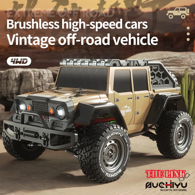 Thelink&SCY-16104 4WD 70km/h Brushless 1/16 RC Cars 40Km/h High-Speed 4CH 2.4Ghz Remote Control Truck RC Cars for Adult Gifts 3
