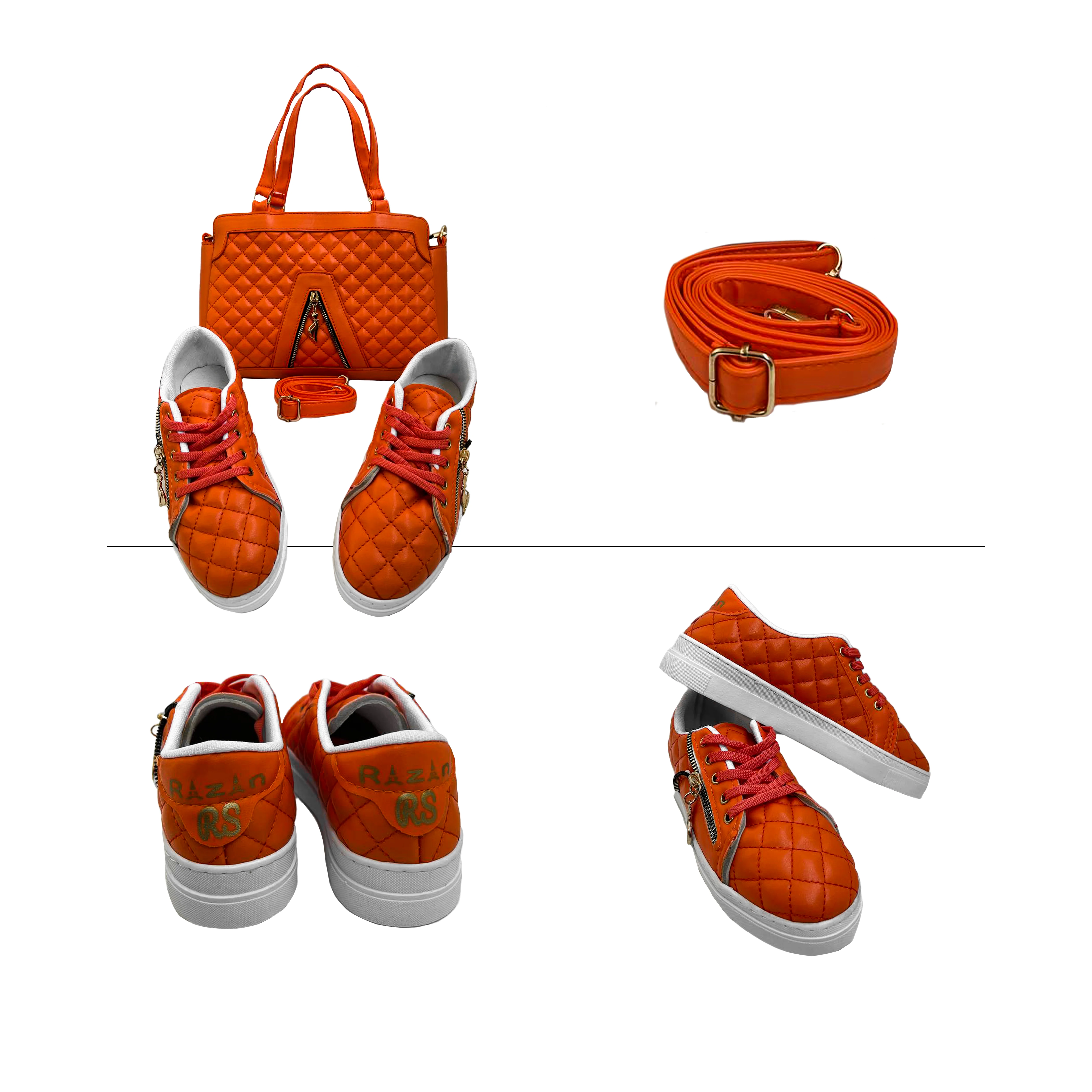 Sneaker With Matching Bag ,shoes And Purse Set ,shoe And Bag Set