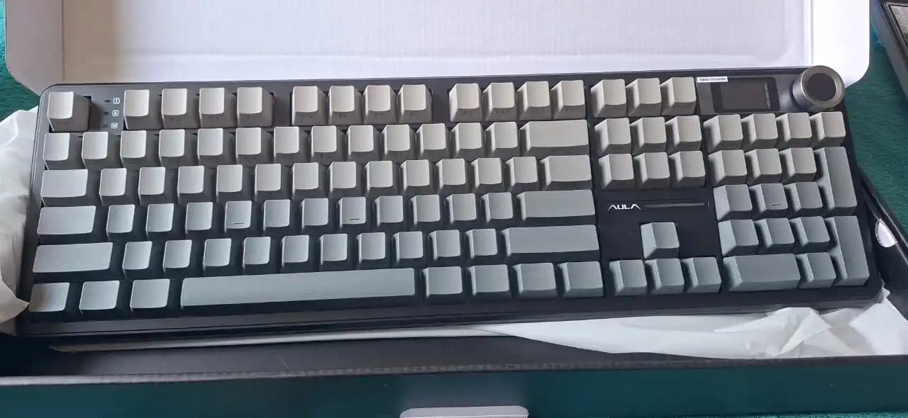AULA F108Pro Wireless Bluetooth Mechanical Keyboard photo review